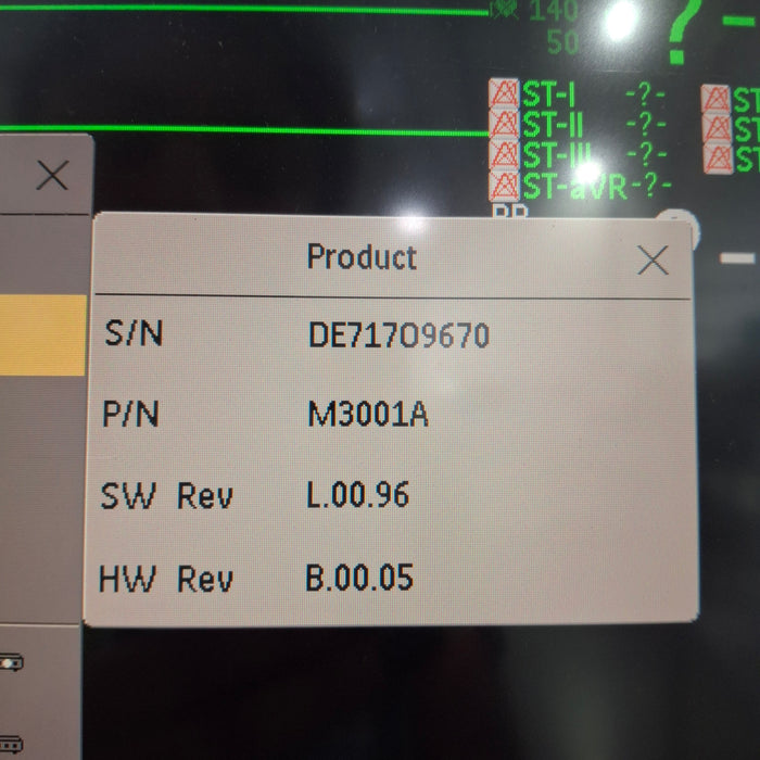 Philips M3001A-A02 OxiMax SpO2, NIBP, ECG MMS Module