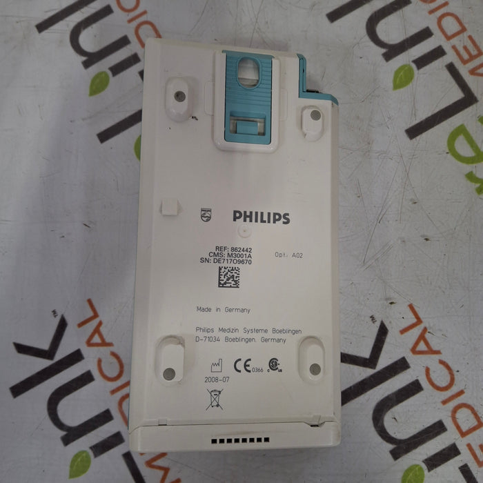 Philips M3001A-A02 OxiMax SpO2, NIBP, ECG MMS Module