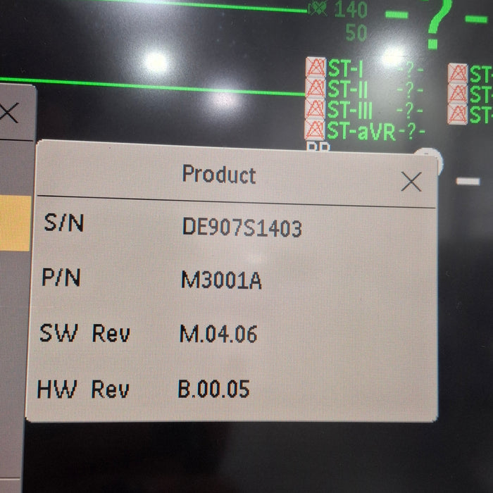 Philips M3001A-A02 OxiMax SpO2, NIBP, ECG MMS Module