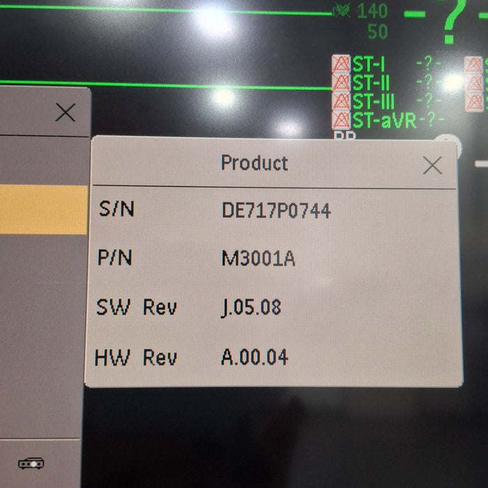 Philips M3001A-A02 OxiMax SpO2, NIBP, ECG MMS Module