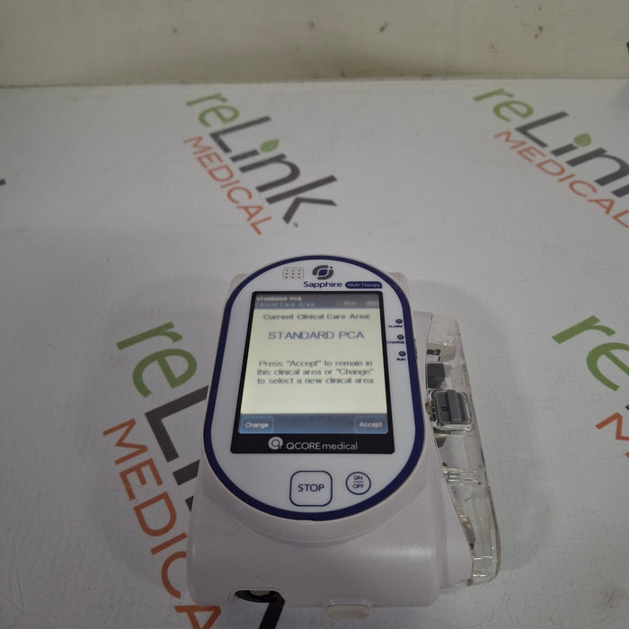 QCore Medical QCore Medical Sapphire Multi-Therapy Infusion Pump Infusion Pump reLink Medical