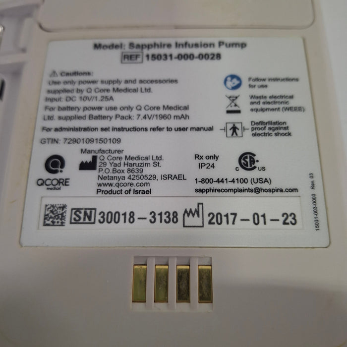QCore Medical QCore Medical Sapphire Multi-Therapy Infusion Pump Infusion Pump reLink Medical