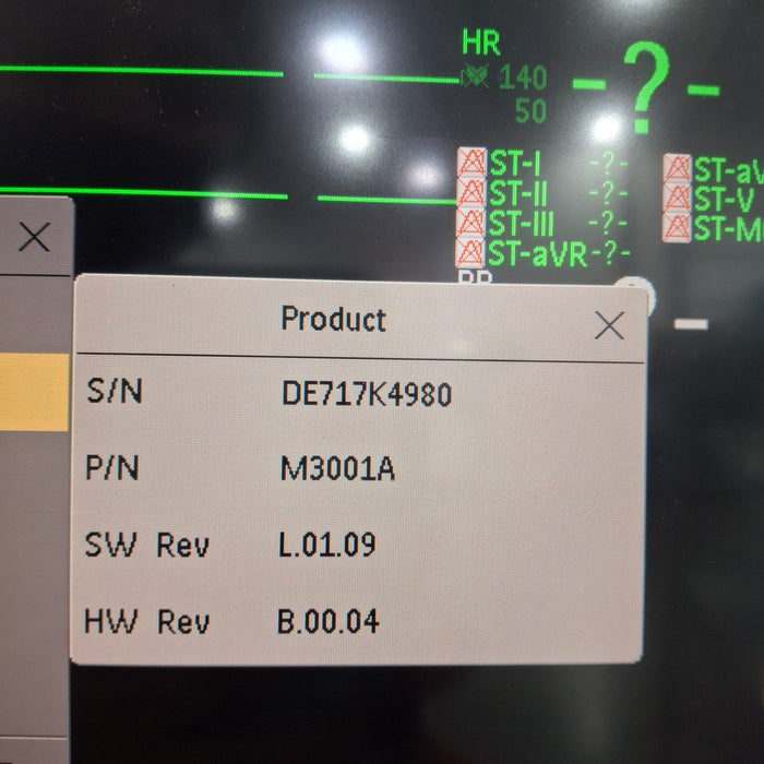 Philips M3001A-A02C06 OxiMax SpO2, NIBP, ECG, Temp, IBP MMS Module