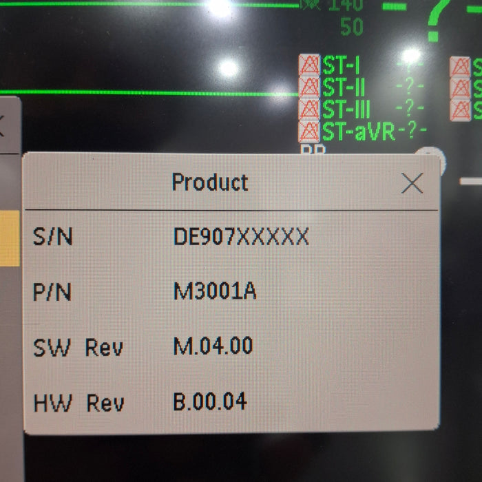 Philips M3001A-A02 OxiMax SpO2, NIBP, ECG MMS Module