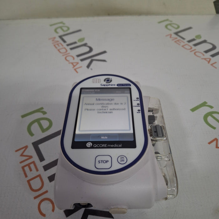 QCore Medical QCore Medical Sapphire Multi-Therapy Infusion Pump Infusion Pump reLink Medical