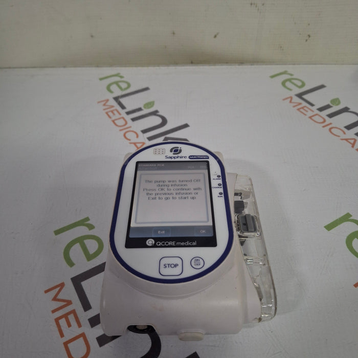 QCore Medical QCore Medical Sapphire Multi-Therapy Infusion Pump Infusion Pump reLink Medical