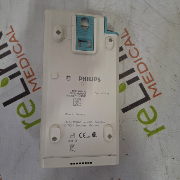 Philips M3001A-A02C06 OxiMax SpO2, NIBP, ECG, Temp, IBP MMS Module