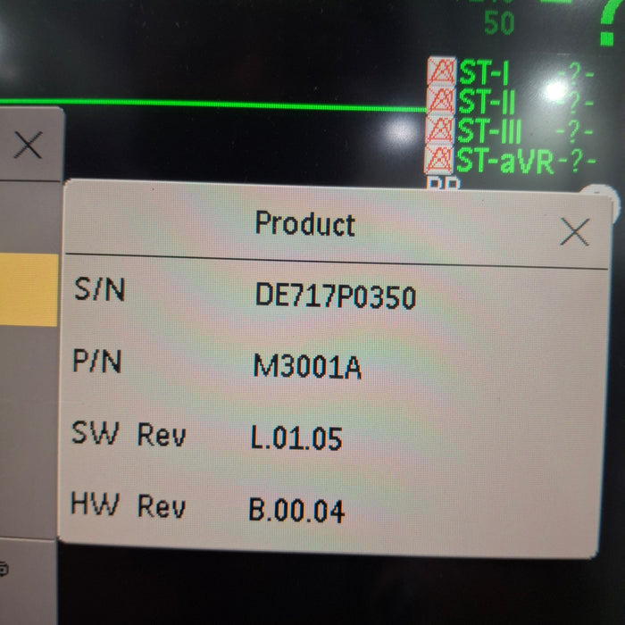 Philips M3001A-A02C06 OxiMax SpO2, NIBP, ECG, Temp, IBP MMS Module