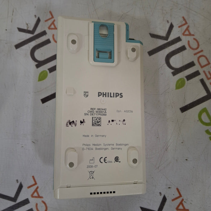 Philips M3001A-A02C06 OxiMax SpO2, NIBP, ECG, Temp, IBP MMS Module