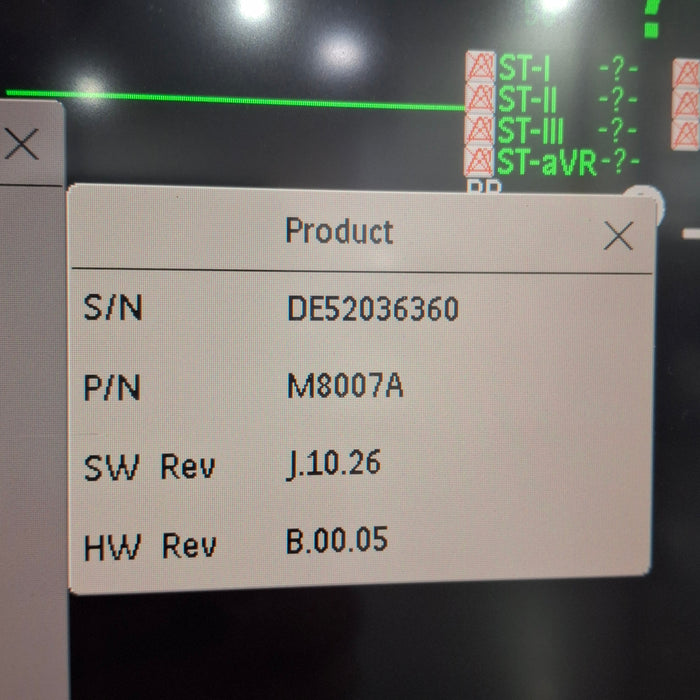 Philips M3001A-A02C06 OxiMax SpO2, NIBP, ECG, Temp, IBP MMS Module