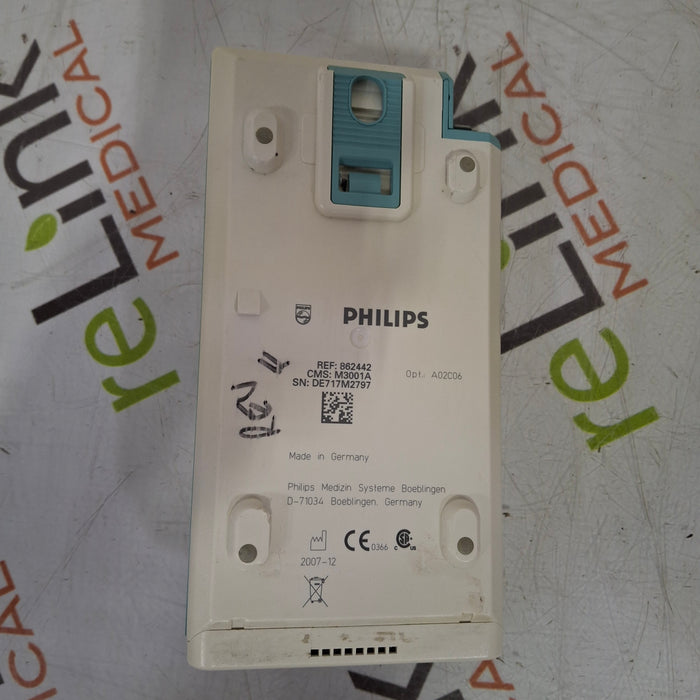 Philips M3001A-A02C06 OxiMax SpO2, NIBP, ECG, Temp, IBP MMS Module