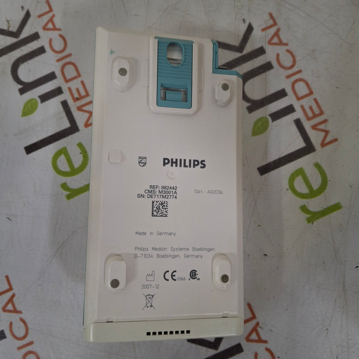 Philips M3001A-A02C06 OxiMax SpO2, NIBP, ECG, Temp, IBP MMS Module