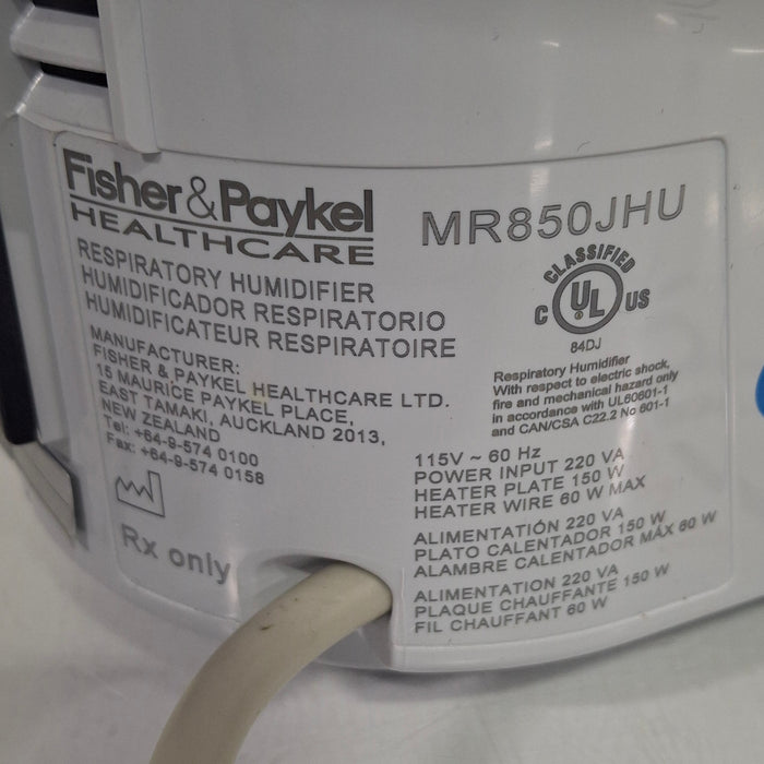 Fisher & Paykel MR850JHU Humidifier