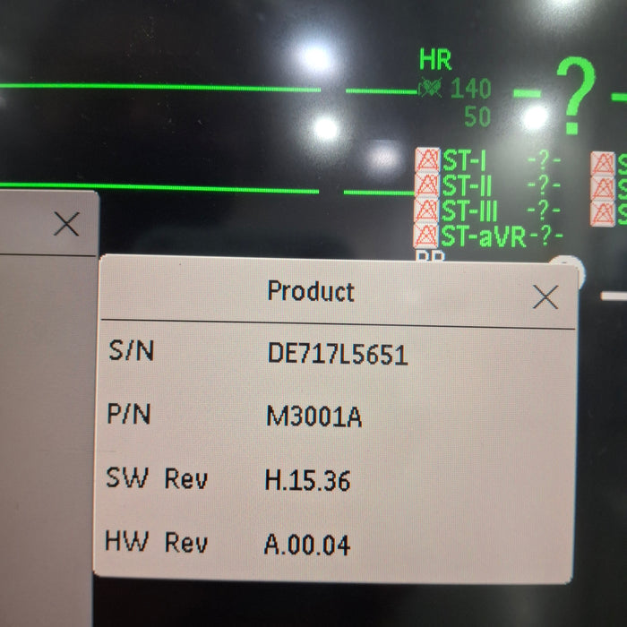 Philips M3001A-A02C06 OxiMax SpO2, NIBP, ECG, Temp, IBP MMS Module