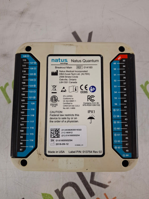 Natus Natus Quantum 014160 Breakout Main EEG EMG Sleep Systems reLink Medical
