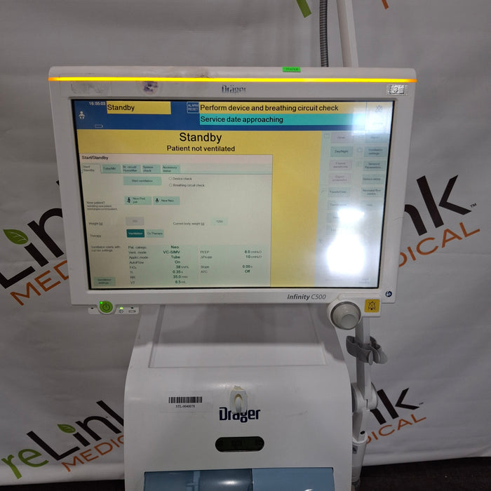 Draeger Medical Evita Infinity V500 Ventilator
