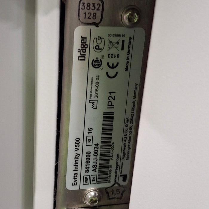 Draeger Medical Evita Infinity V500 Ventilator