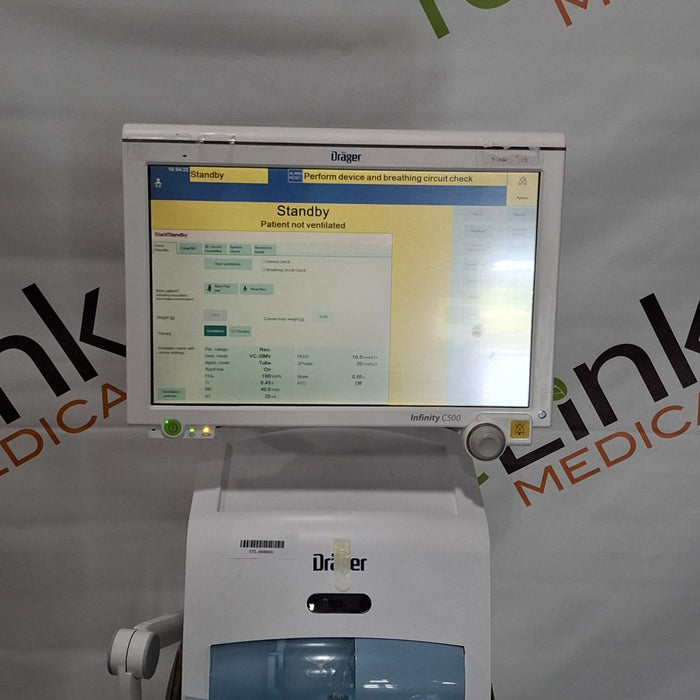 Draeger Medical Draeger Medical Evita Infinity V500 Ventilator Respiratory reLink Medical