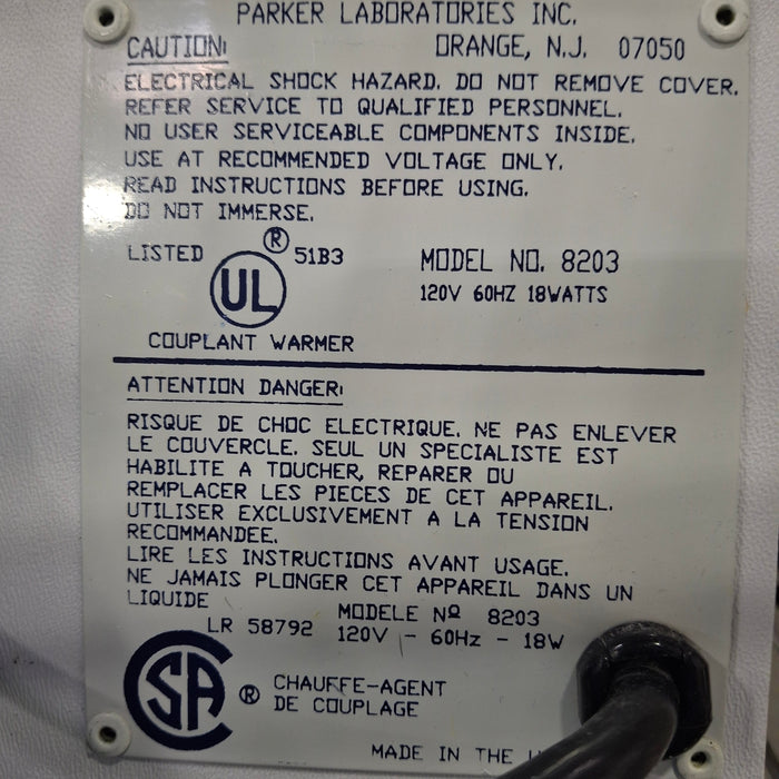 Parker Parker Thermasonic Gel Warmer Surgical Equipment reLink Medical