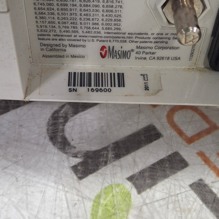 Masimo Masimo Radical 7 Pulse Oximeter w/ Base Patient Monitors reLink Medical