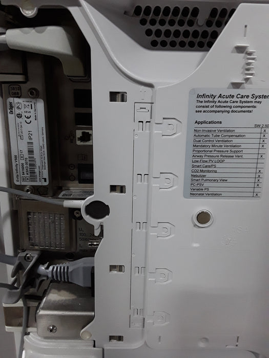 Draeger Medical Evita Infinity V500 Ventilator