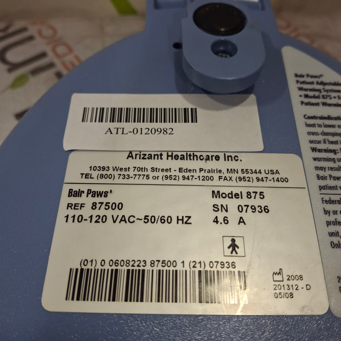 3M 3M Bair Paws 875 Patient Warmer Temperature Control Units reLink Medical