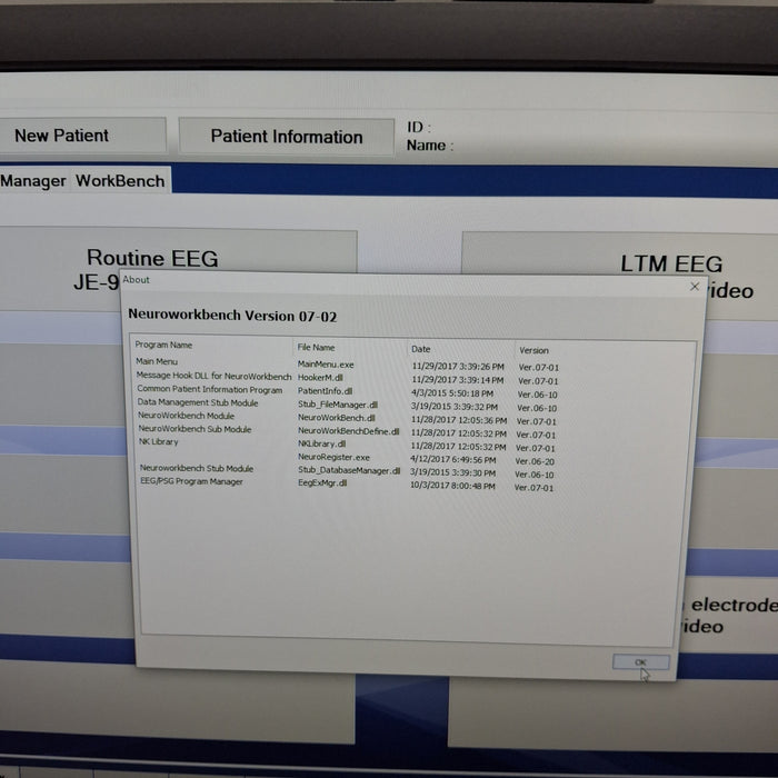 Nihon Kohden Nihon Kohden Neurofax EEG-1200 EEG PSG System EEG EMG Sleep Systems reLink Medical