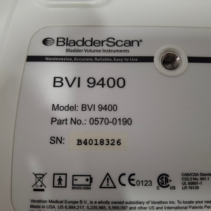Verathon Medical, Inc Verathon Medical, Inc BVI 9400 Bladderscan Surgical Equipment reLink Medical