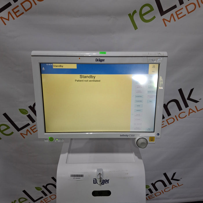 Draeger Medical Draeger Medical Evita Infinity V500 Ventilator Respiratory reLink Medical
