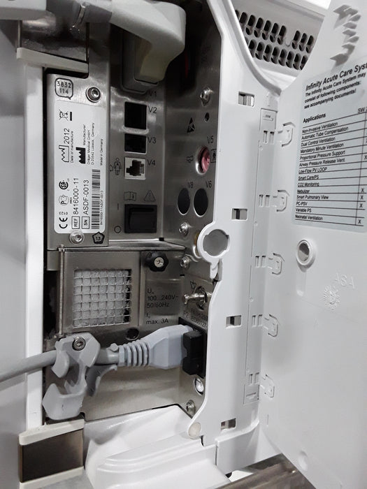 Draeger Medical Draeger Medical Evita Infinity V500 Ventilator Respiratory reLink Medical