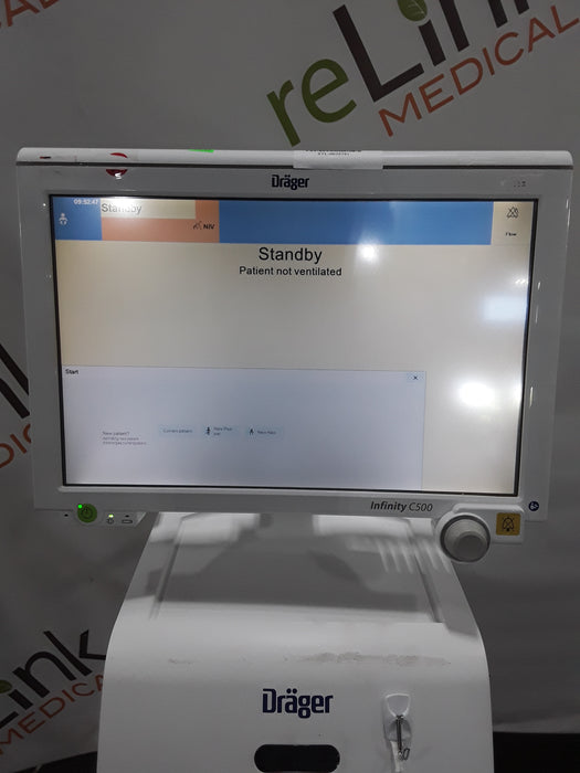 Draeger Medical Draeger Medical Evita Infinity V500 Ventilator Respiratory reLink Medical