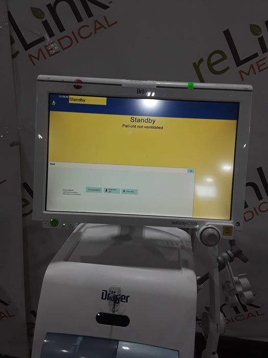Draeger Medical Draeger Medical Evita Infinity V500 Ventilator Respiratory reLink Medical