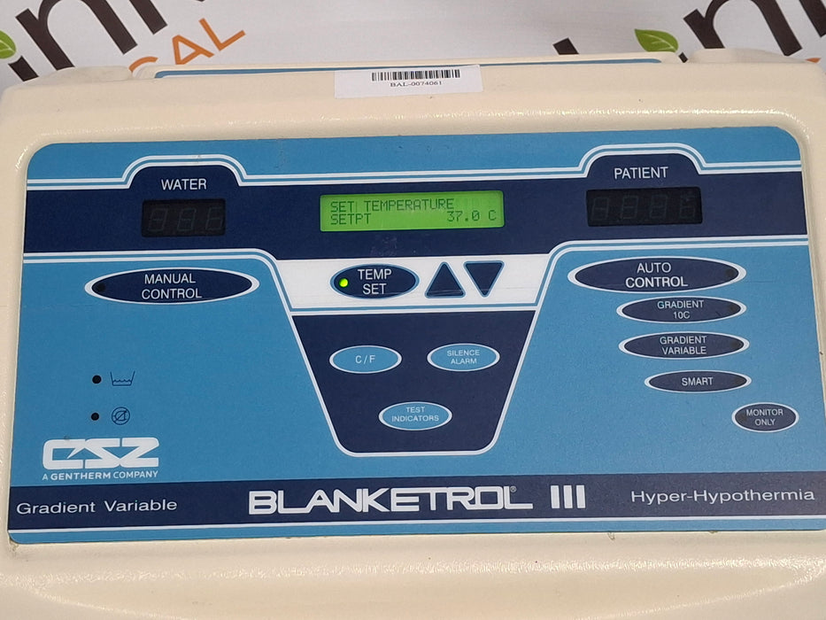 Cincinnati Sub-Zero CSZ Blanketrol III Hypothermia Unit