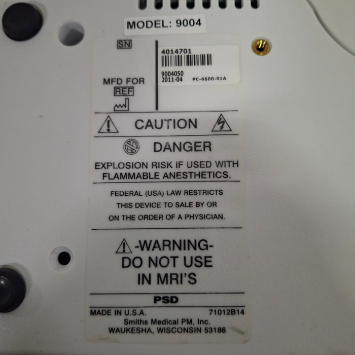 Smiths Medical 9004 Capnocheck SLEEP Capnograph SpO2 CO2 Patient Monitors