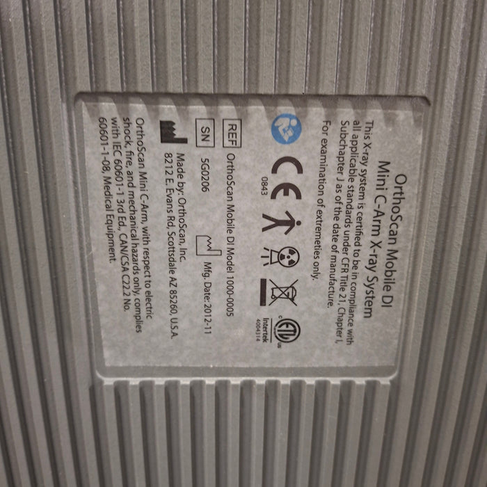 Orthoscan DI 1000-0005 Mini C-Arm