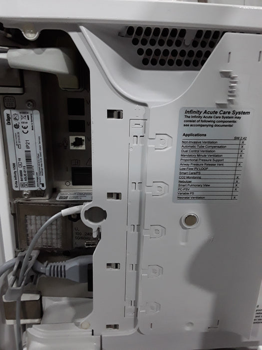 Draeger Medical Evita Infinity V500 Ventilator