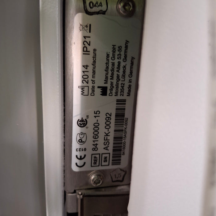 Draeger Medical Draeger Medical Evita Infinity V500 Ventilator Respiratory reLink Medical