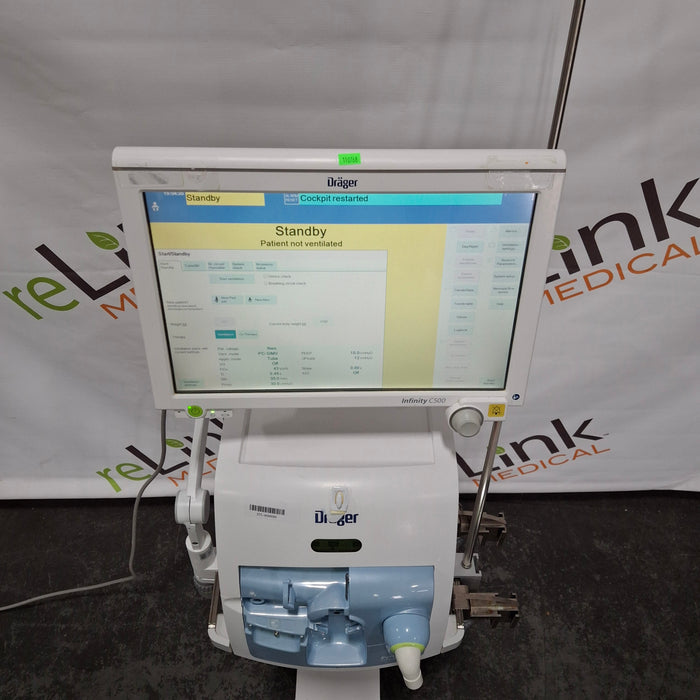 Draeger Medical Draeger Medical Evita Infinity V500 Ventilator Respiratory reLink Medical