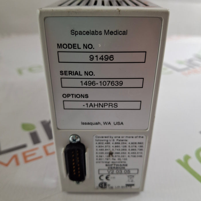 Spacelabs Healthcare Spacelabs Healthcare 91496 Multiparameter Module Patient Monitors reLink Medical