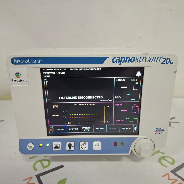 Oridion Oridion Capnostream 20P Capnography Monitor Patient Monitors reLink Medical