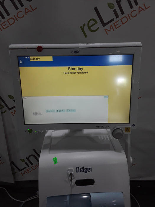 Draeger Medical Draeger Medical Evita Infinity V500 Ventilator Respiratory reLink Medical
