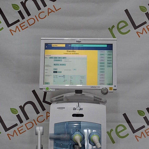Draeger Medical Draeger Medical Evita Infinity V500 Ventilator Respiratory reLink Medical