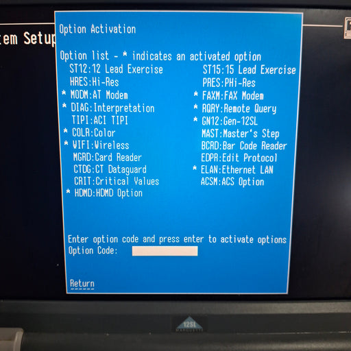 GE Healthcare GE Healthcare MAC 5500 HD ECG with CAM Module Cardiology reLink Medical