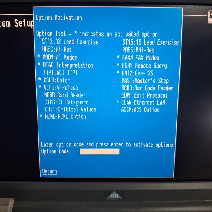 GE Healthcare GE Healthcare MAC 5500 HD ECG with CAM Module Cardiology reLink Medical