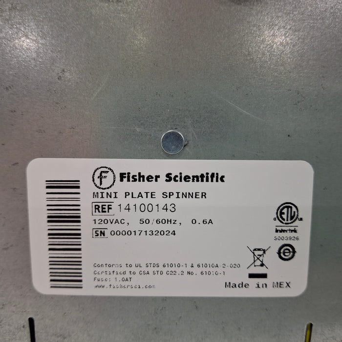 Fisher Scientific Fisher Scientific Mini Plate Spinner Research Lab reLink Medical