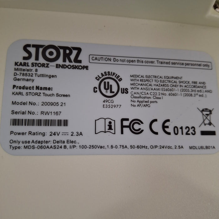 Karl Storz Karl Storz 200905 21 21" Touch Screen Display Rigid Endoscopy reLink Medical