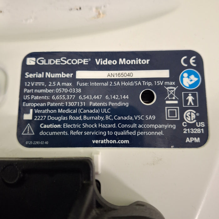 Verathon Medical, Inc Glidescope Video Laryngoscope