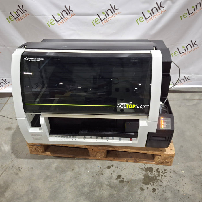 Instrumentation Laboratory Company Instrumentation Laboratory Company ACL TOP 550 CTS Coagulation Analyzer Clinical Lab reLink Medical