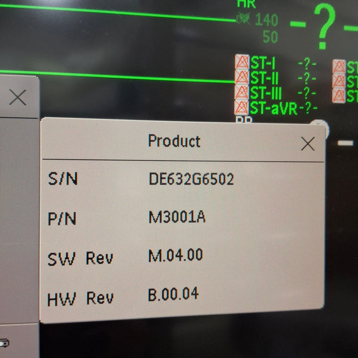 Philips M3001A-A03C06 Masimo SpO2, NIBP, ECG, Temp, IBP MMS Module