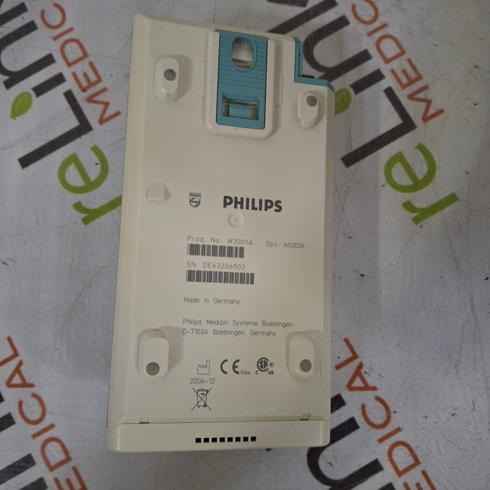 Philips M3001A-A03C06 Masimo SpO2, NIBP, ECG, Temp, IBP MMS Module